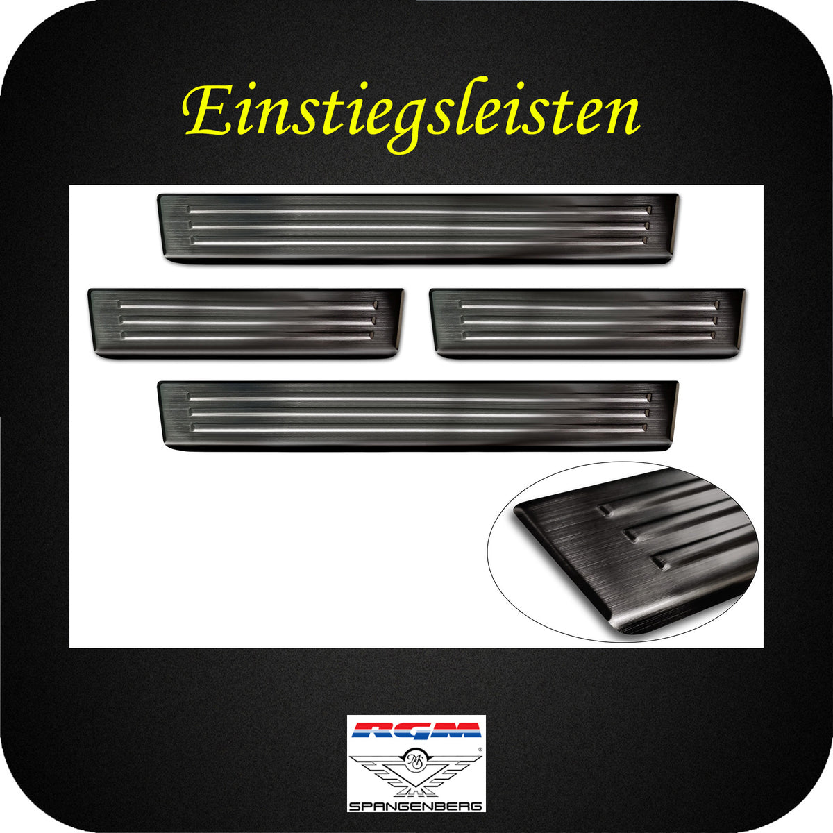 Edelstahl Einstiegsleisten schwarz für Ford Ranger auch Raptor ab 12.22- 3226022 e