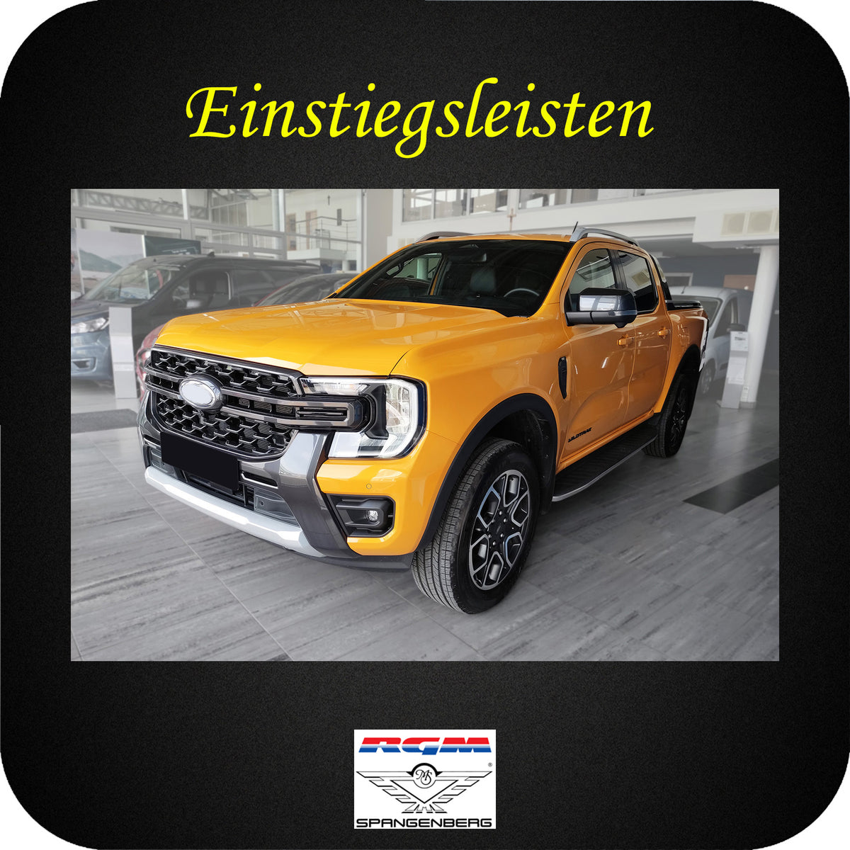 Edelstahl Einstiegsleisten schwarz für Ford Ranger auch Raptor ab 12.22- 3226022 g