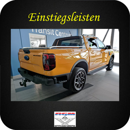 Edelstahl Einstiegsleisten schwarz für Ford Ranger auch Raptor ab 12.22- 3226022 h
