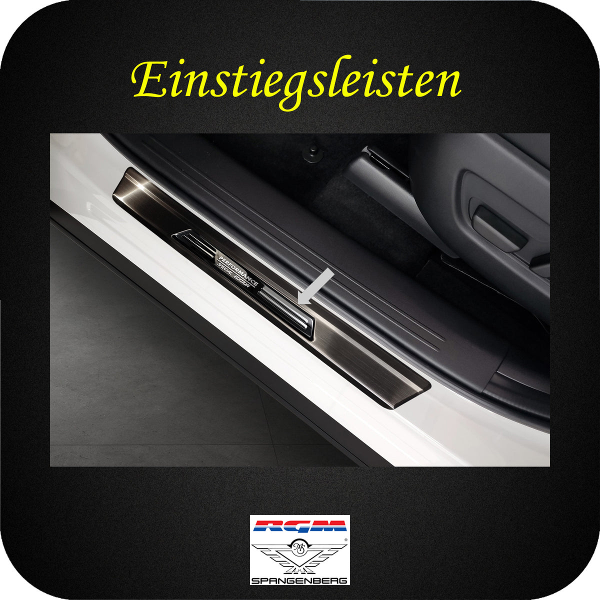 Einstiegsleisten schwarz 4-tlg. für Mazda CX-60 ab 03.2022- mit Schrift 3227015 a