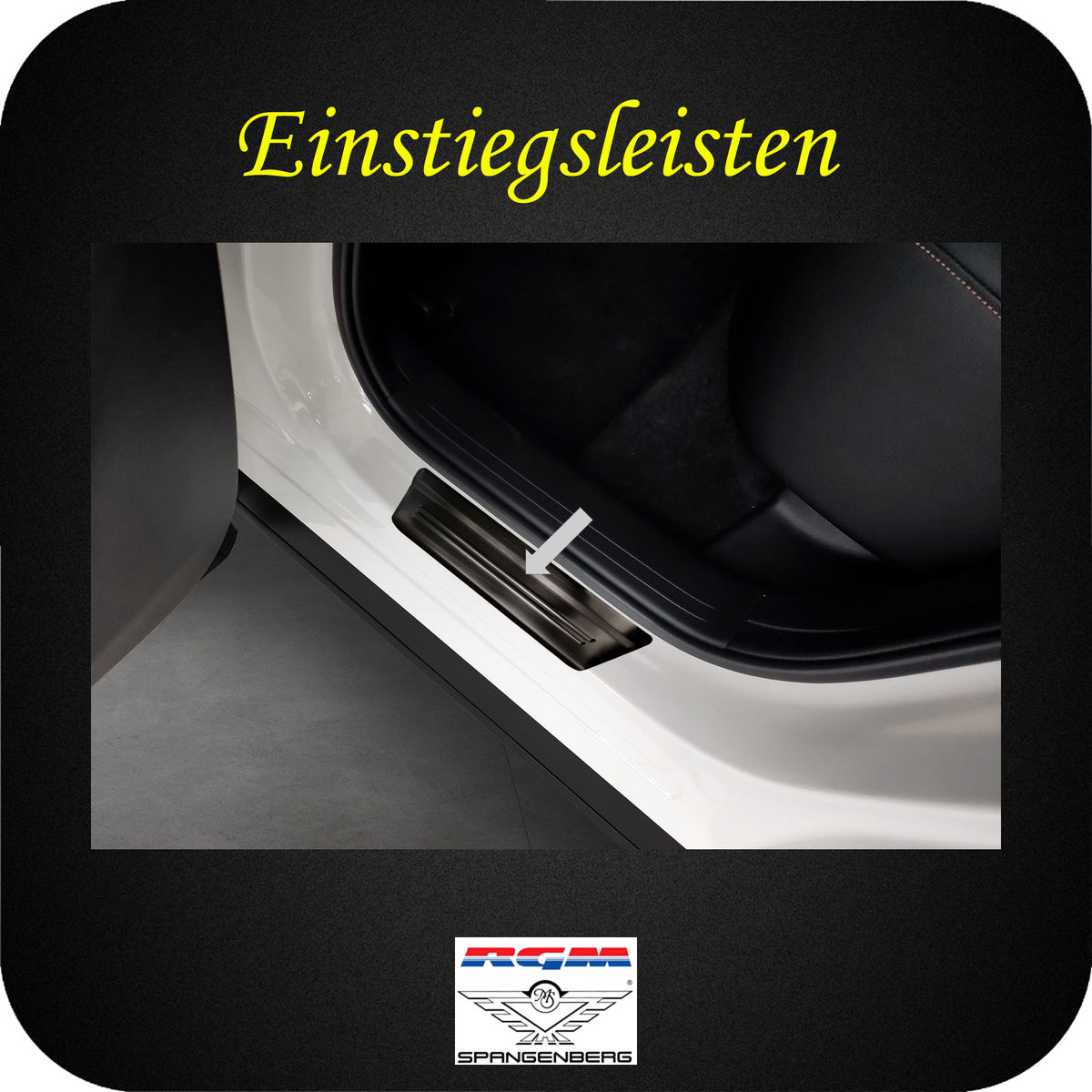 Einstiegsleisten schwarz 4-tlg. für Mazda CX-60 ab 03.2022- mit Schrift 3227015 b