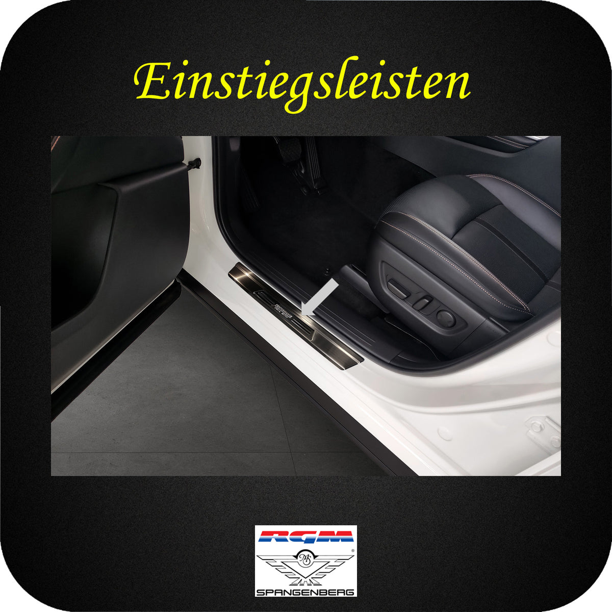 Einstiegsleisten schwarz 4-tlg. für Mazda CX-60 ab 03.2022- mit Schrift 3227015 d
