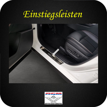 Einstiegsleisten schwarz 4-tlg. für Mazda CX-60 ab 03.2022- mit Schrift 3227015 d