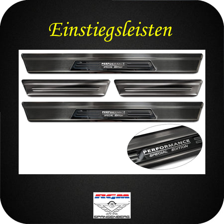 Einstiegsleisten schwarz 4-tlg. für Mazda CX-60 ab 03.2022- mit Schrift 3227015 e