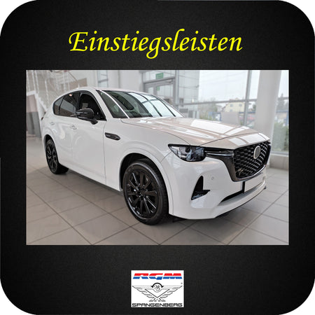 Einstiegsleisten schwarz 4-tlg. für Mazda CX-60 ab 03.2022- mit Schrift 3227015 g