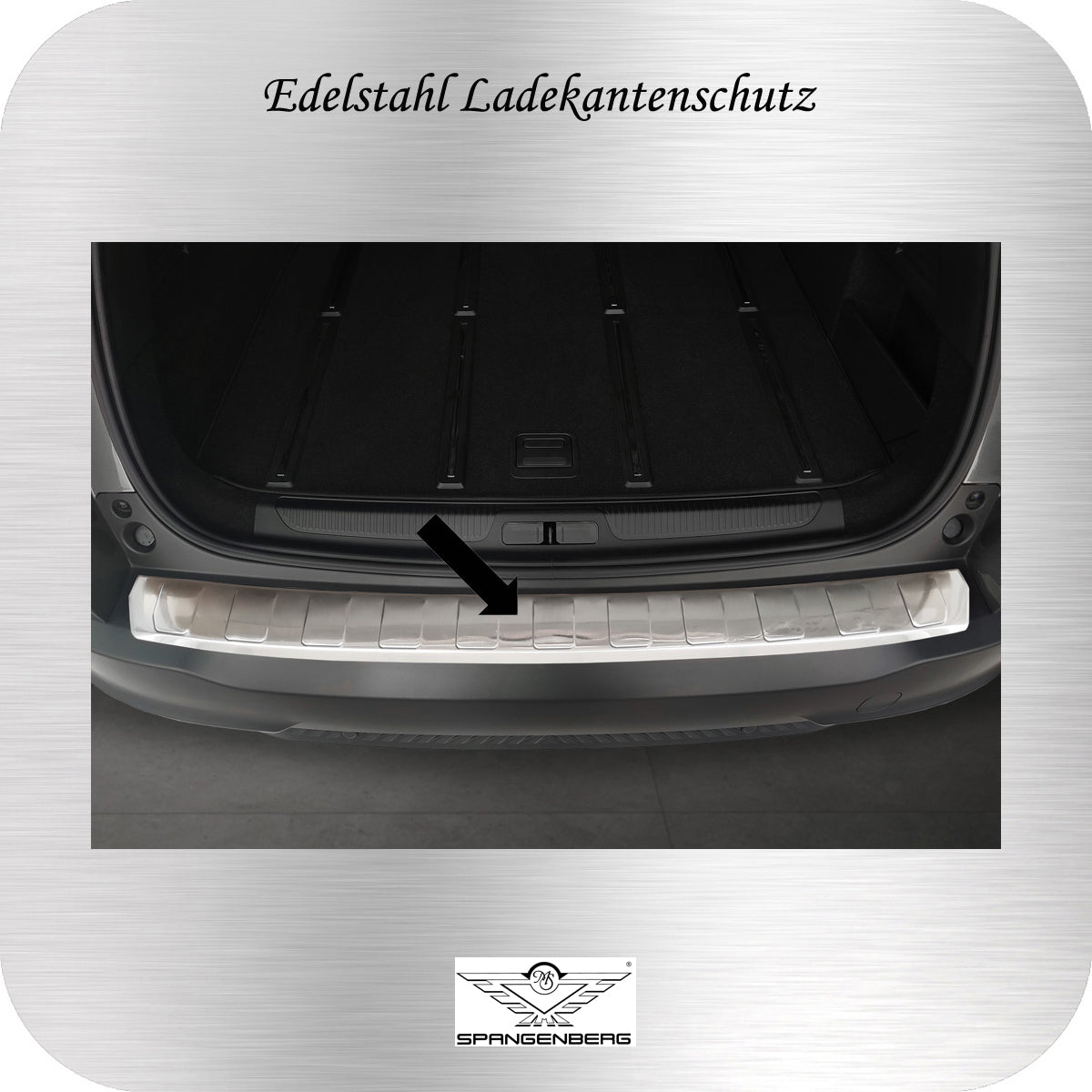 Ladekantenschutz Edelstahl für Citroen C5 X ab Baujahr 06.2021- 3235118 b