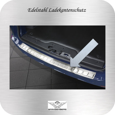 Ladekantenschutz Edelstahl Dacia Dokker Kombi 2012- ohne Aussparung 3235141