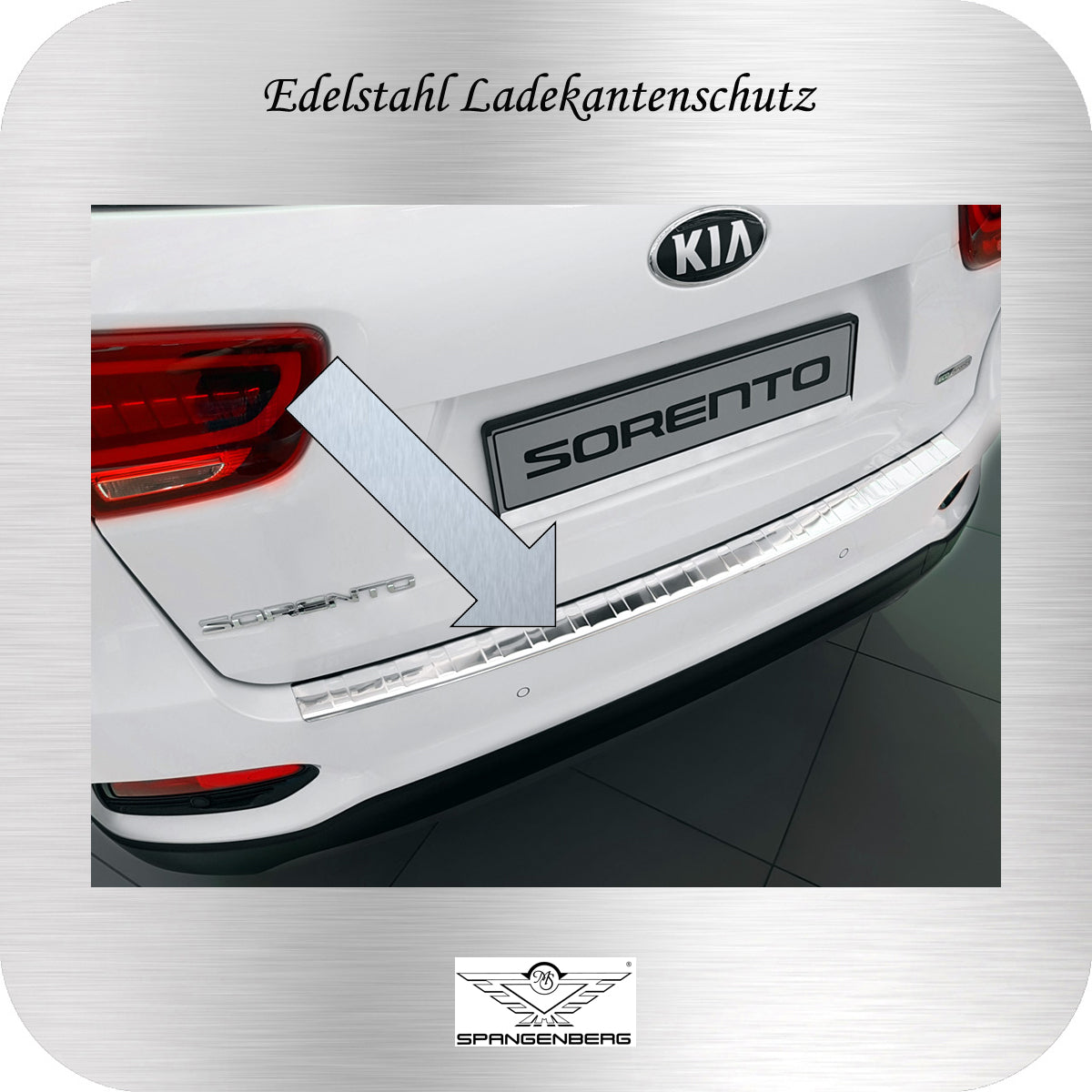 Ladekantenschutz Edelstahl Kia Sorento III SUV ab facelift 2017- 3235224c