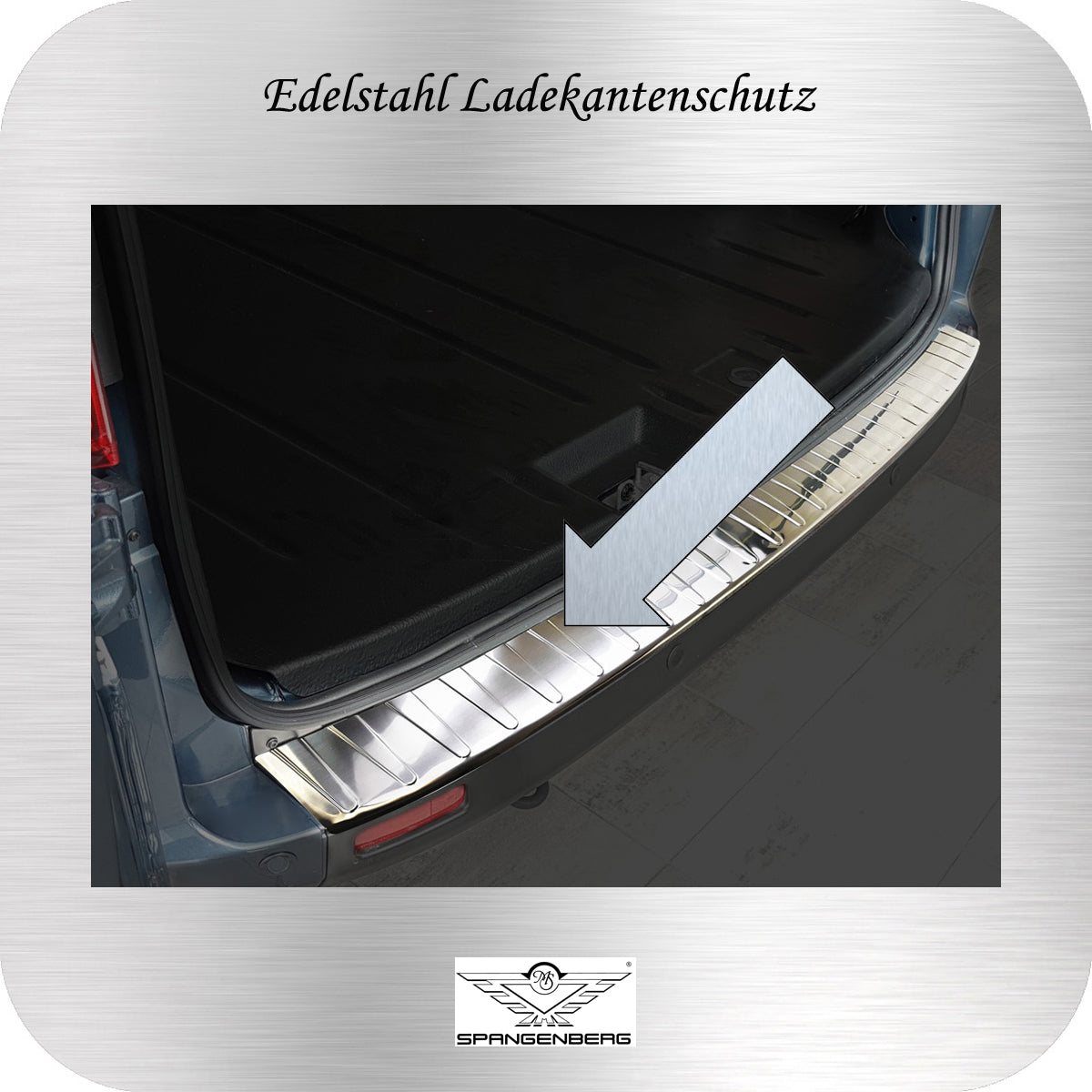 Ladekantenschutz Edelstahl Ford Tourneo Custom & Transit Custom 04.2012- 3235298 c