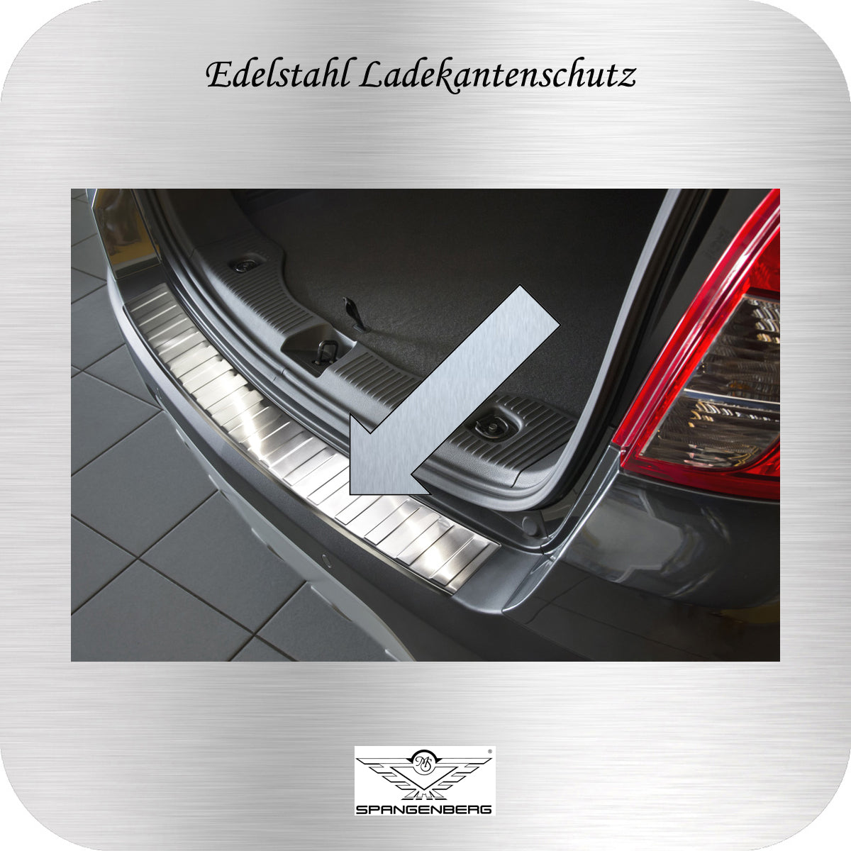 Ladekantenschutz Edelstahl Opel Mokka SUV Kombi vor facelift Baujahre 11.2012-08.2016 3235319