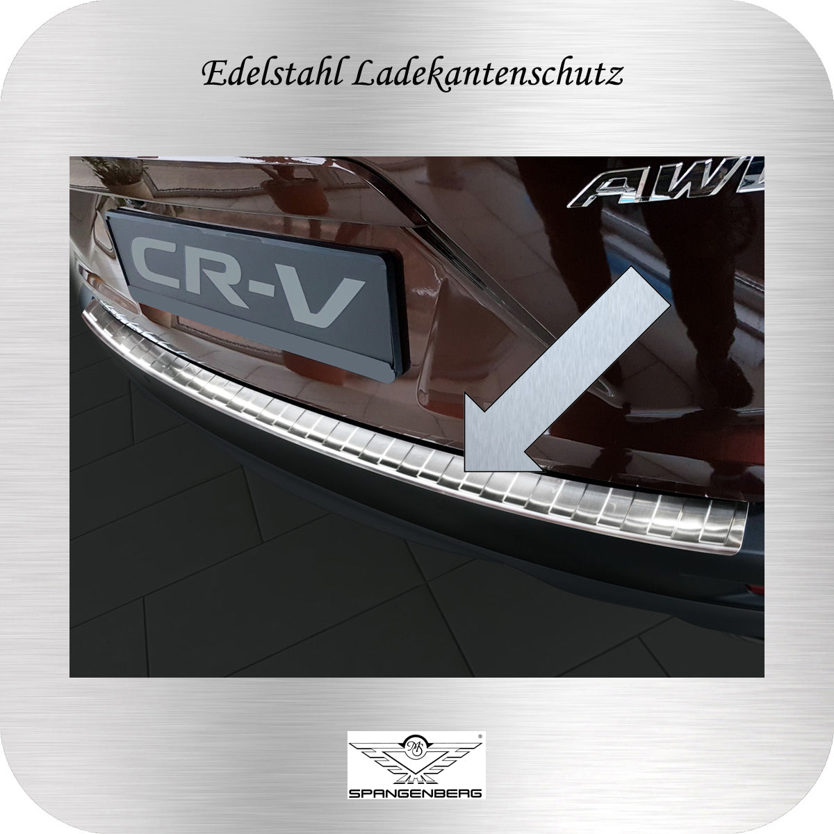 Ladekantenschutz Edelstahl Honda CRV V SUV 5.Generation ab Bj 12.2016- 3235334 a