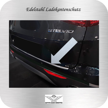 Ladekantenschutz Edelstahl für Alfa Romeo Stelvio 01.2017- auch Facelift 3235422d