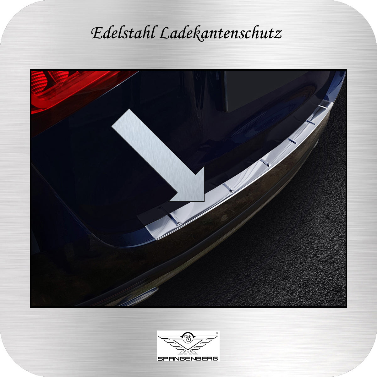 Ladekantenschutz Edelstahl Mercedes GLE II SUV Typ V167 W167 ab 10.2018- 3235428 b