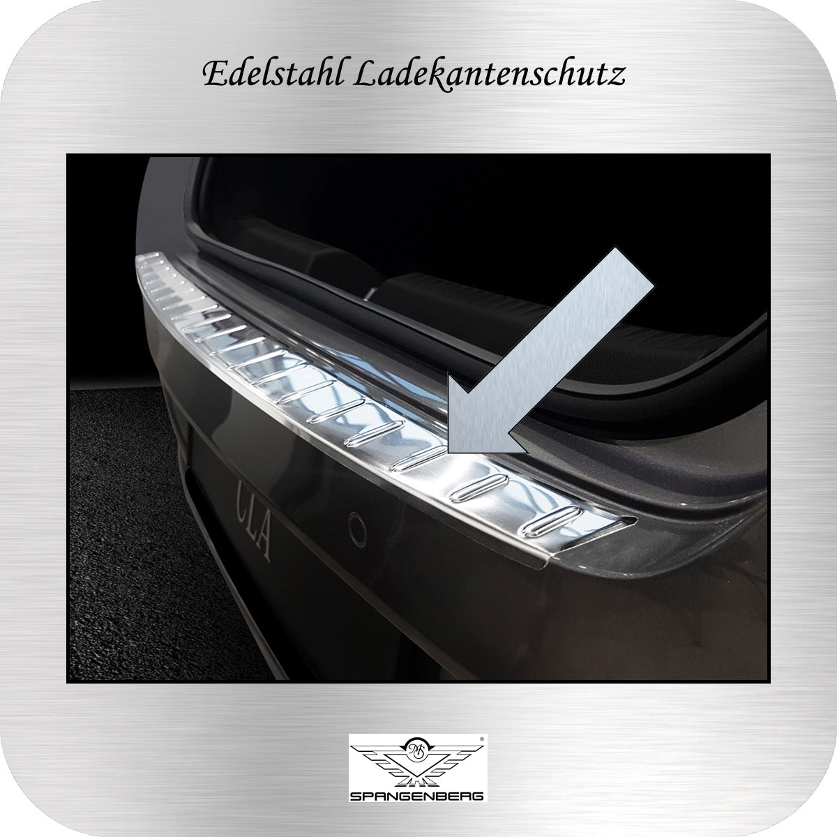 Ladekantenschutz Edelstahl Mercedes CLA II Shooting Brake X118 06.2019- 3235461 b