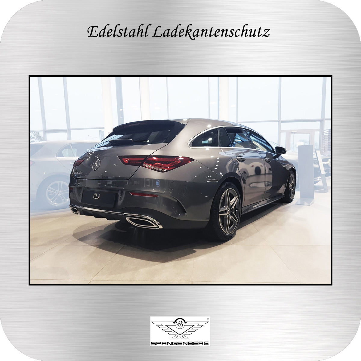 Ladekantenschutz Edelstahl Mercedes CLA II Shooting Brake X118 06.2019- 3235461 e