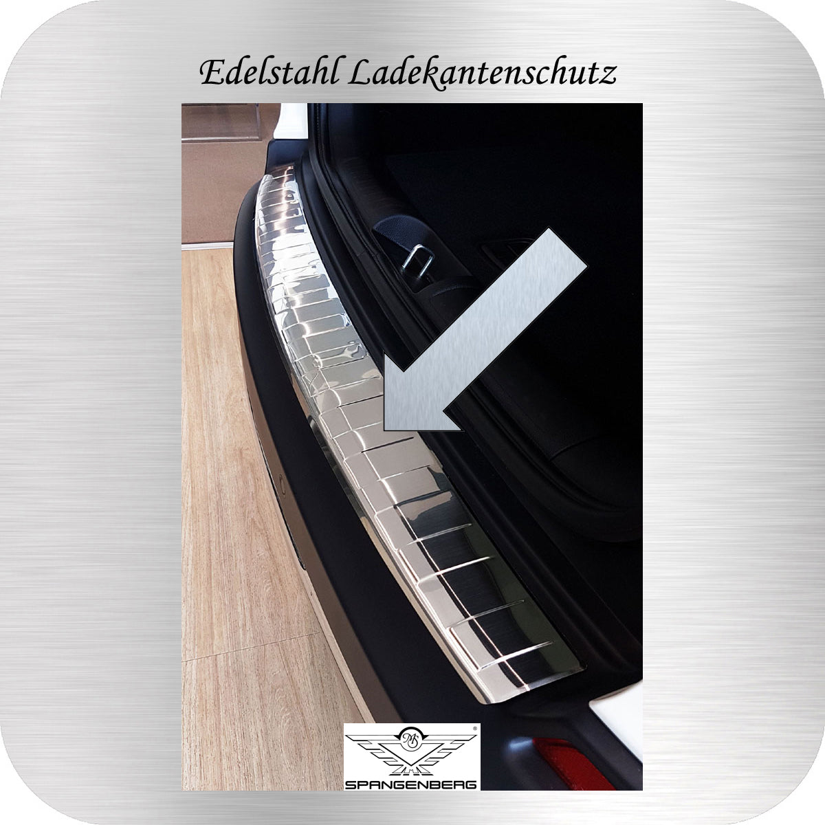 Ladekantenschutz Edelstahl für Jeep Cherokee SUV Typ KL facelift 2018- 3235462b