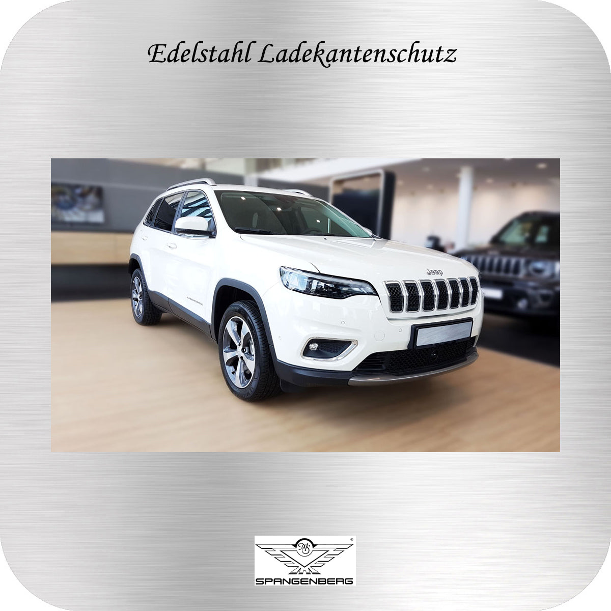 Ladekantenschutz Edelstahl für Jeep Cherokee SUV Typ KL facelift 2018- 3235462e