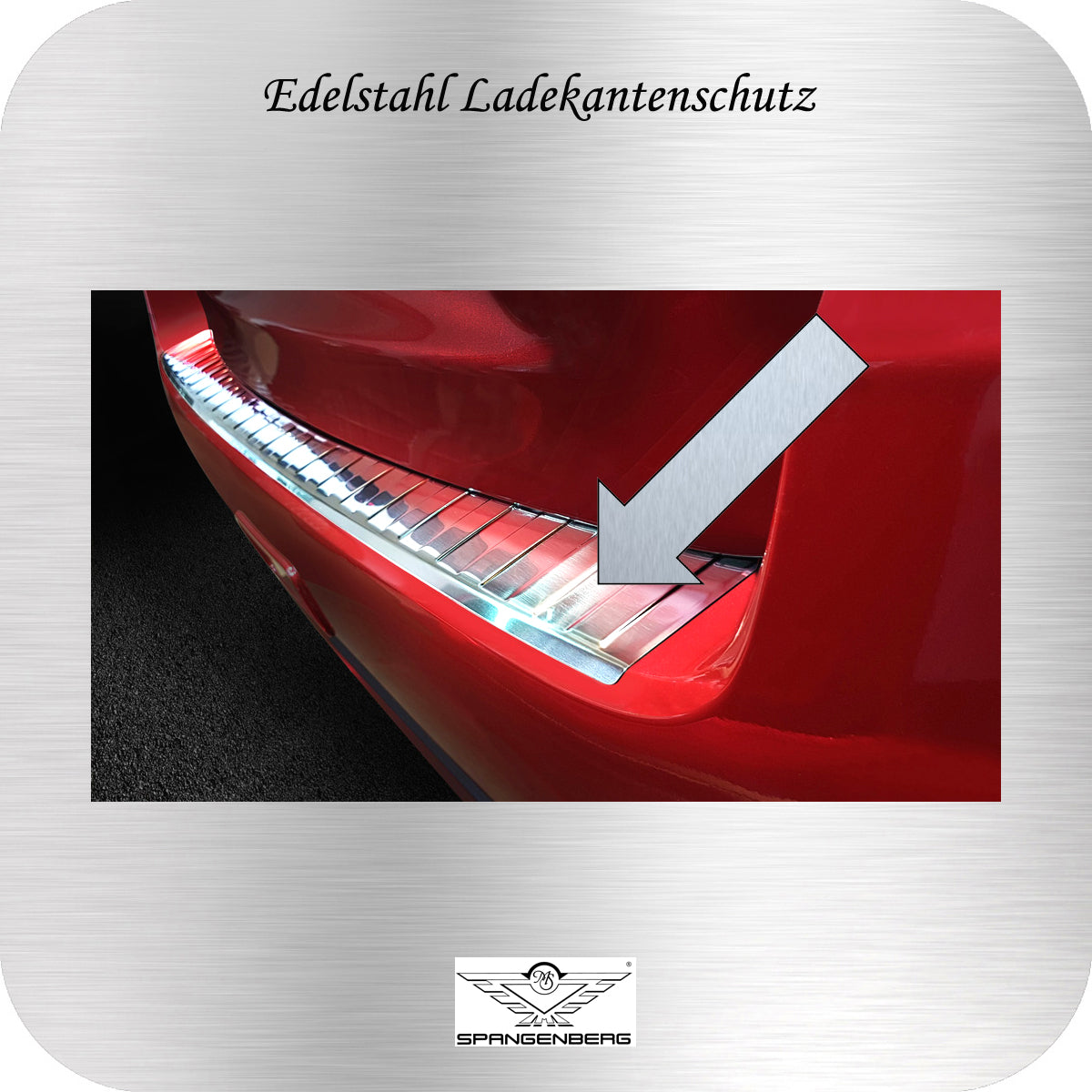 Ladekantenschutz Edelstahl für Mitsubishi ASX facelift Baujahr 04.2019- 3235473 a