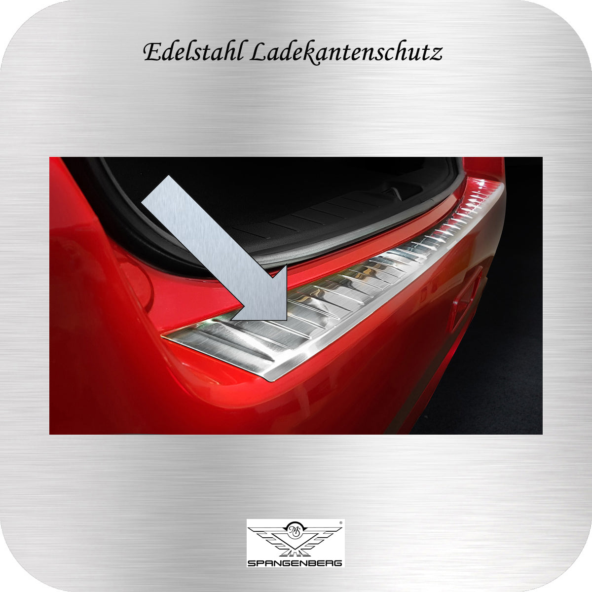 Ladekantenschutz Edelstahl für Mitsubishi ASX facelift Baujahr 04.2019- 3235473 b