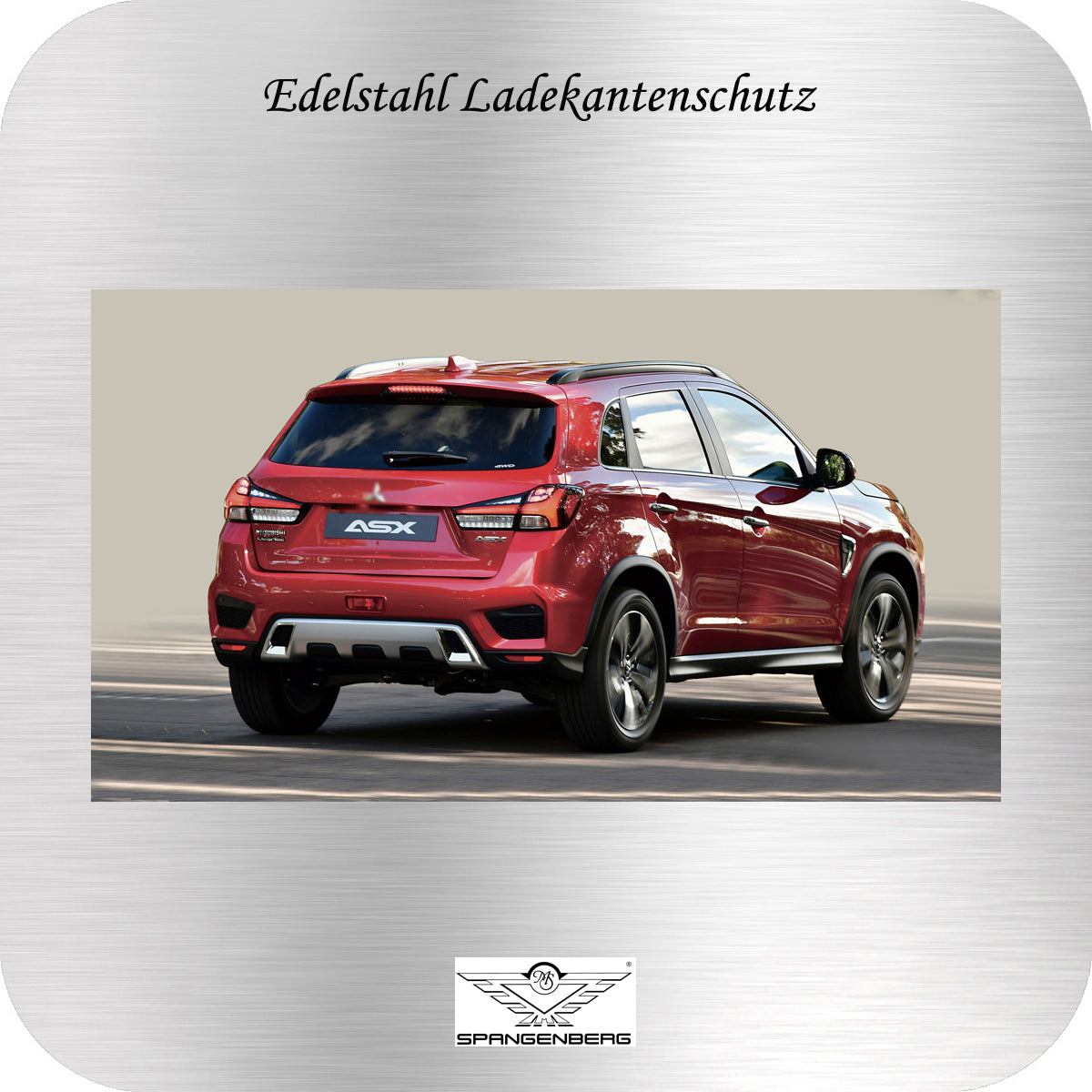 Ladekantenschutz Edelstahl für Mitsubishi ASX facelift Baujahr 04.2019- 3235473 f