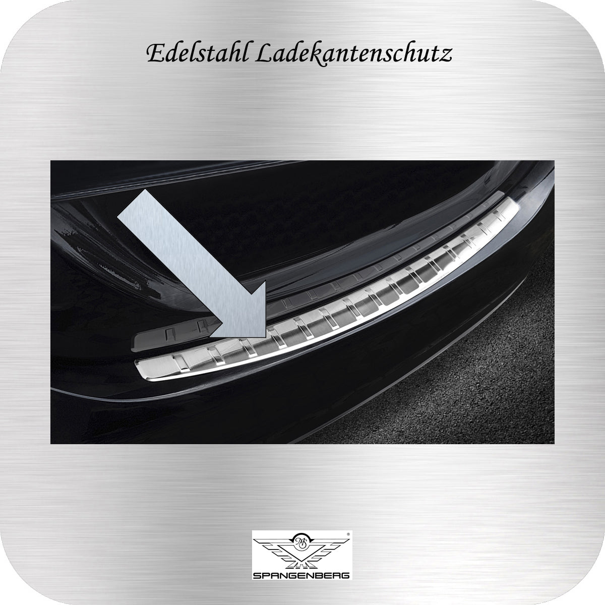 Ladekantenschutz Edelstahl Mercedes C-Klasse W205 Limousine ab 02.2014- 3235478 a