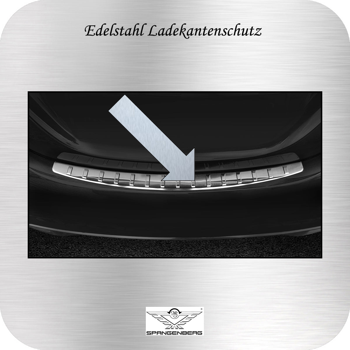 Ladekantenschutz Edelstahl Mercedes C-Klasse W205 Limousine ab 02.2014- 3235478 b