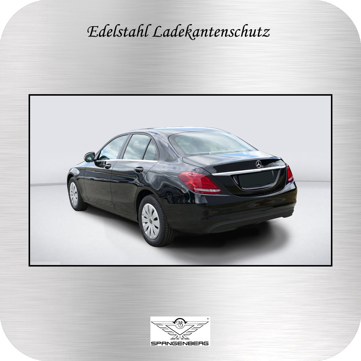 Ladekantenschutz Edelstahl Mercedes C-Klasse W205 Limousine ab 02.2014- 3235478 f