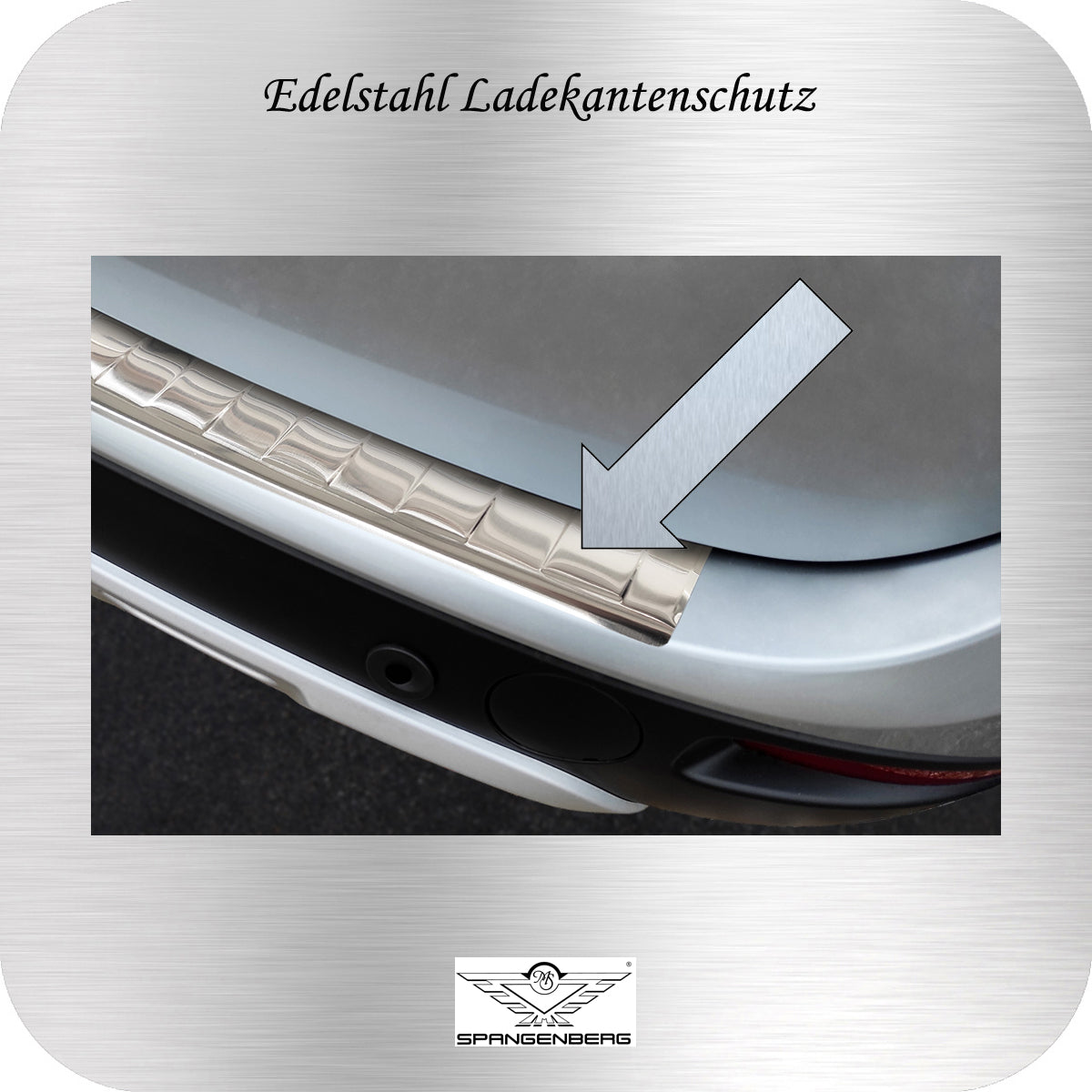 Ladekantenschutz Edelstahl für Dacia Lodgy Kombi ab Baujahr 05.2012- 32354850 c