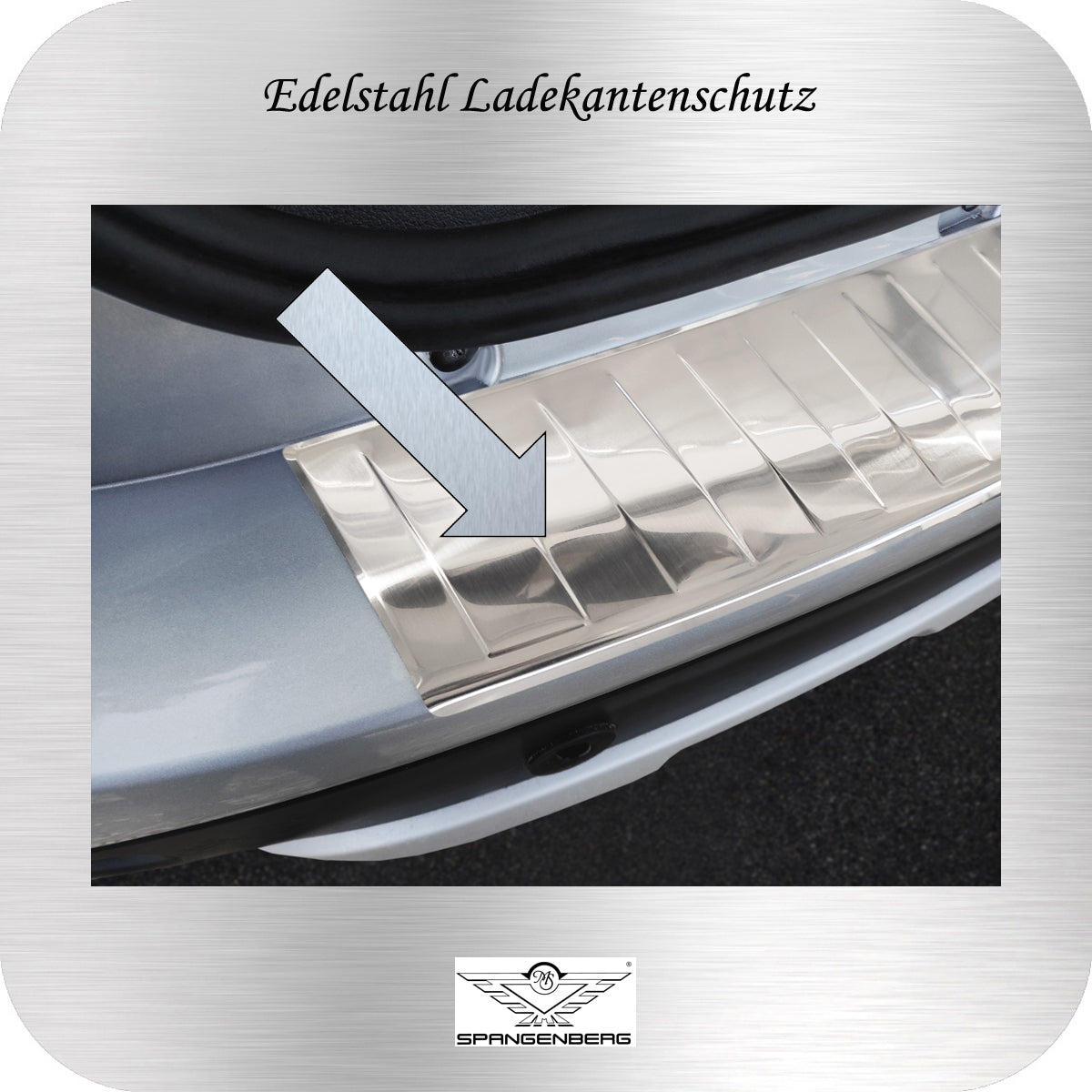 Ladekantenschutz Edelstahl für Dacia Lodgy Kombi ab Baujahr 05.2012- 32354850 d