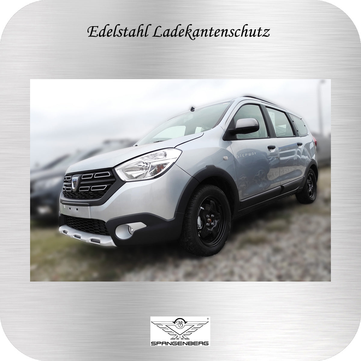 Ladekantenschutz Edelstahl für Dacia Lodgy Kombi ab Baujahr 05.2012- 32354850 f