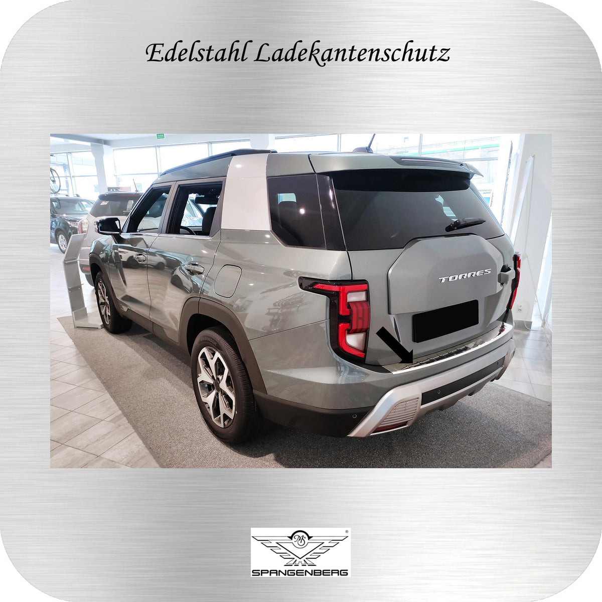 Ladekantenschutz Edelstahl für Ssangyong Torres auch Torres EVX 09.2023- 3235532g