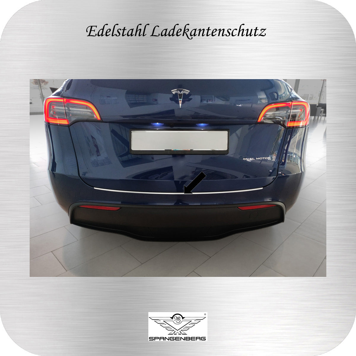 Ladekantenschutz Edelstahl für Tesla Model Y ab Baujahr 03.2020- 3235536 d