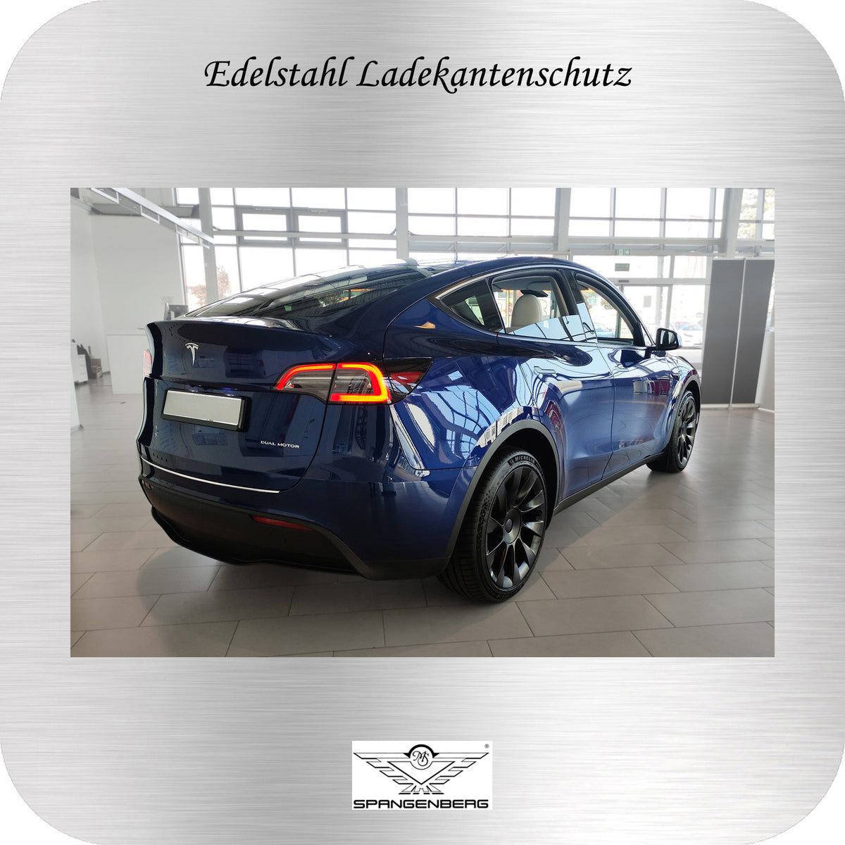 Ladekantenschutz Edelstahl für Tesla Model Y ab Baujahr 03.2020- 3235536 g