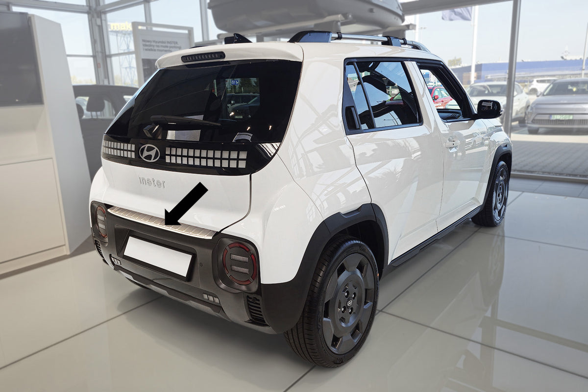 Ladekantenschutz Edelstahl silber für Hyundai Inster ab 11.2024- 3235537g