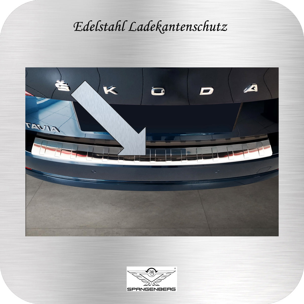 Ladekantenschutz Edelstahl für Skoda Octavia IV liftback ab Bj. 11.2019- 3235561 d