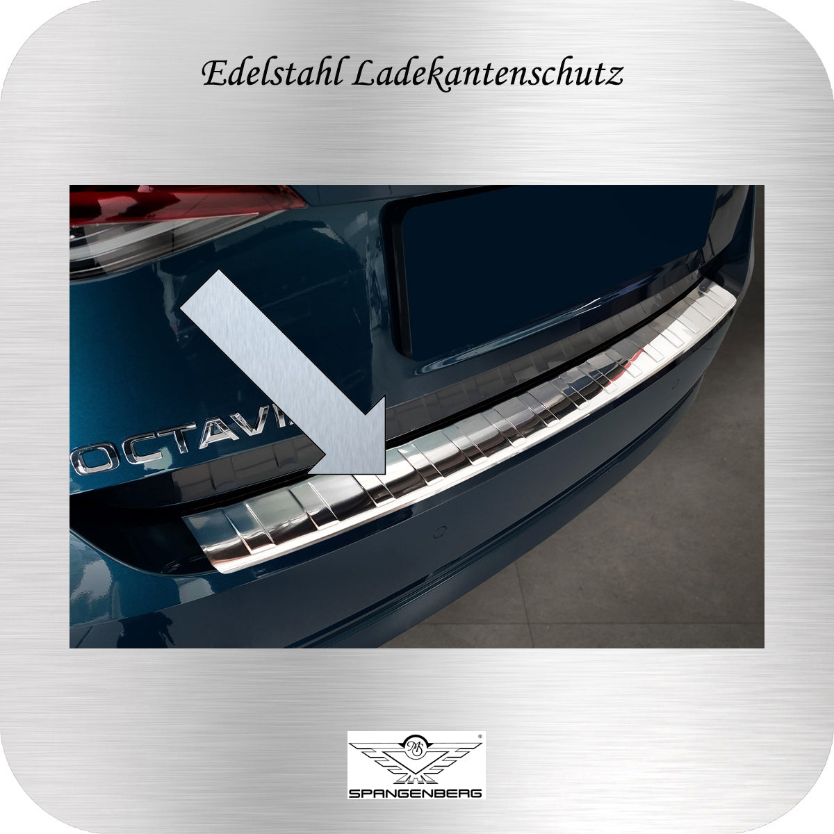 Ladekantenschutz Edelstahl für Skoda Octavia IV liftback ab Bj. 11.2019- 3235561 e