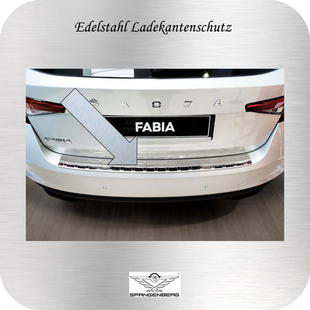 Ladekantenschutz Edelstahl für Skoda Fabia IV Hatchback 5-Türer 09.2021- 3235562 a