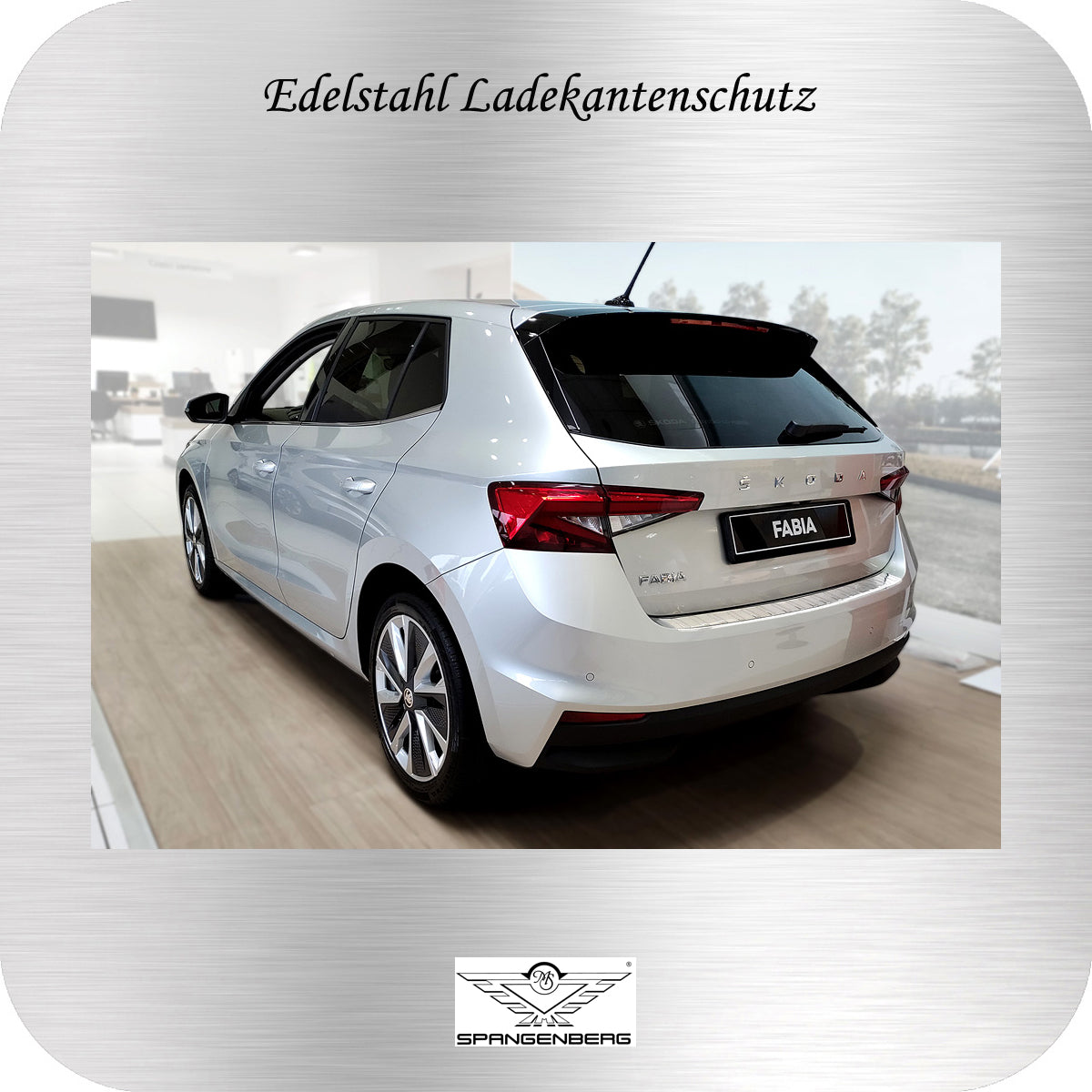Ladekantenschutz Edelstahl für Skoda Fabia IV Hatchback 5-Türer 09.2021- 3235562 g