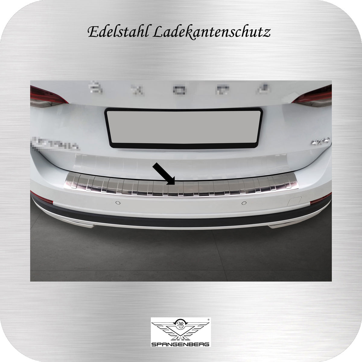 Ladekantenschutz Edelstahl silber für Skoda Octavia Scout IV Kombi 2020- 3235564c