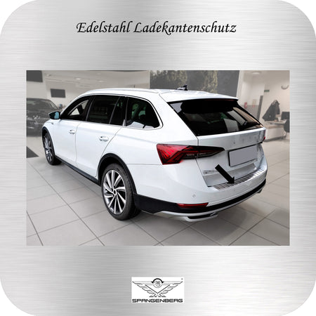 Ladekantenschutz Edelstahl silber für Skoda Octavia Scout IV Kombi 2020- 3235564g