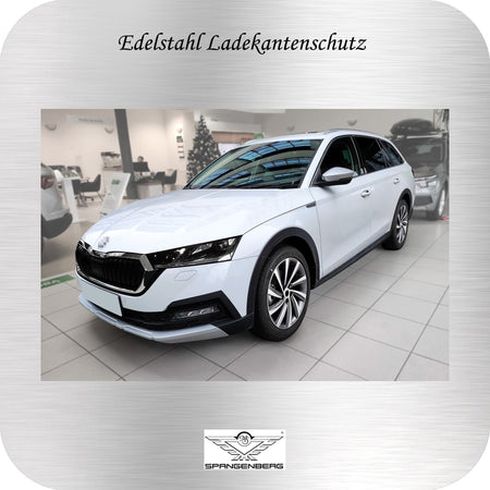Ladekantenschutz Edelstahl silber für Skoda Octavia Scout IV Kombi 2020- 3235564h