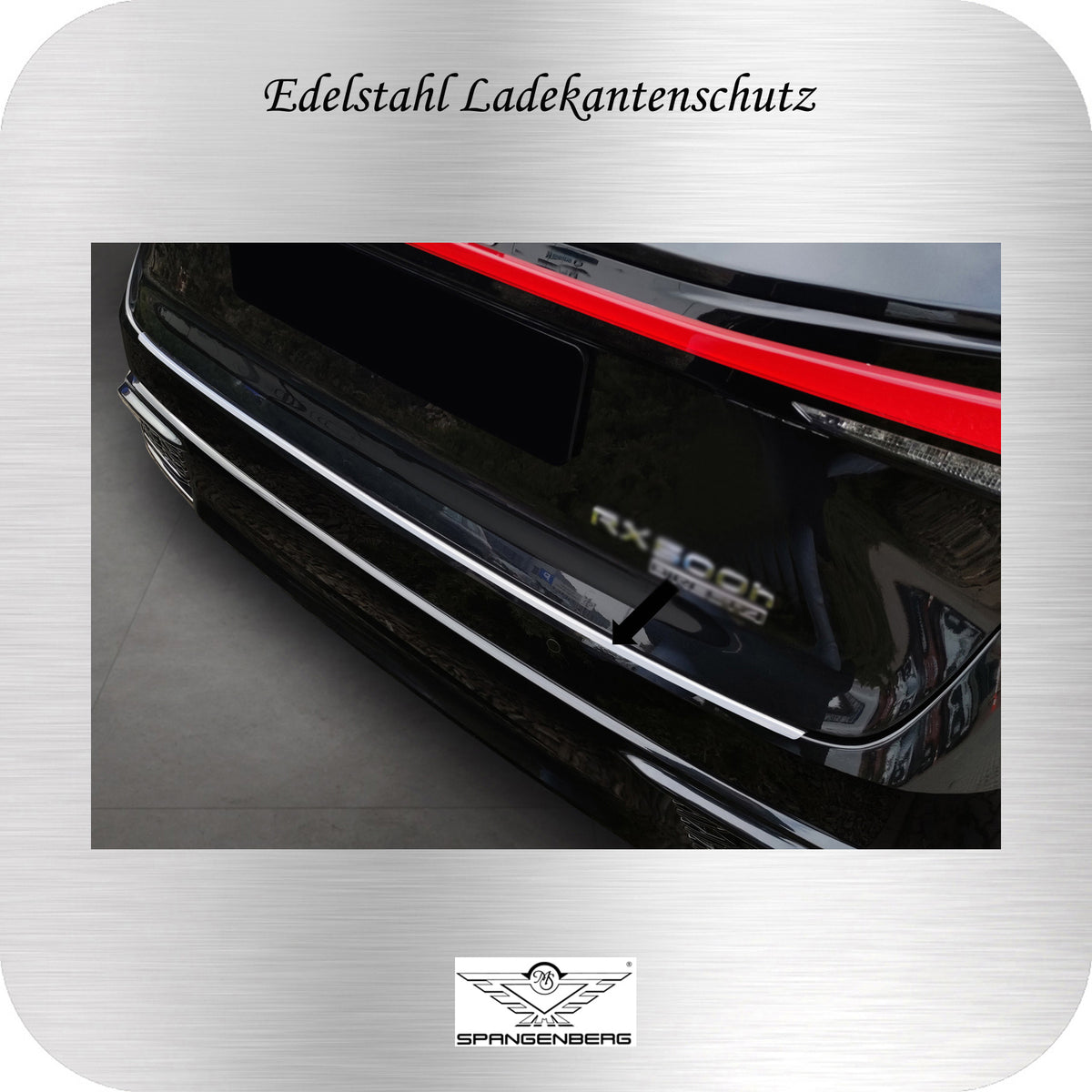 Ladekantenschutz Edelstahl für Lexus RX V Typ AL30 5.Gen. ab Bj 06.2022- 3235568 c