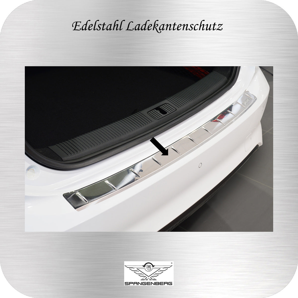 Ladekantenschutz Edelstahl silber für MG 5 EV Electric SW Kombi 03.2022- 3235574 a