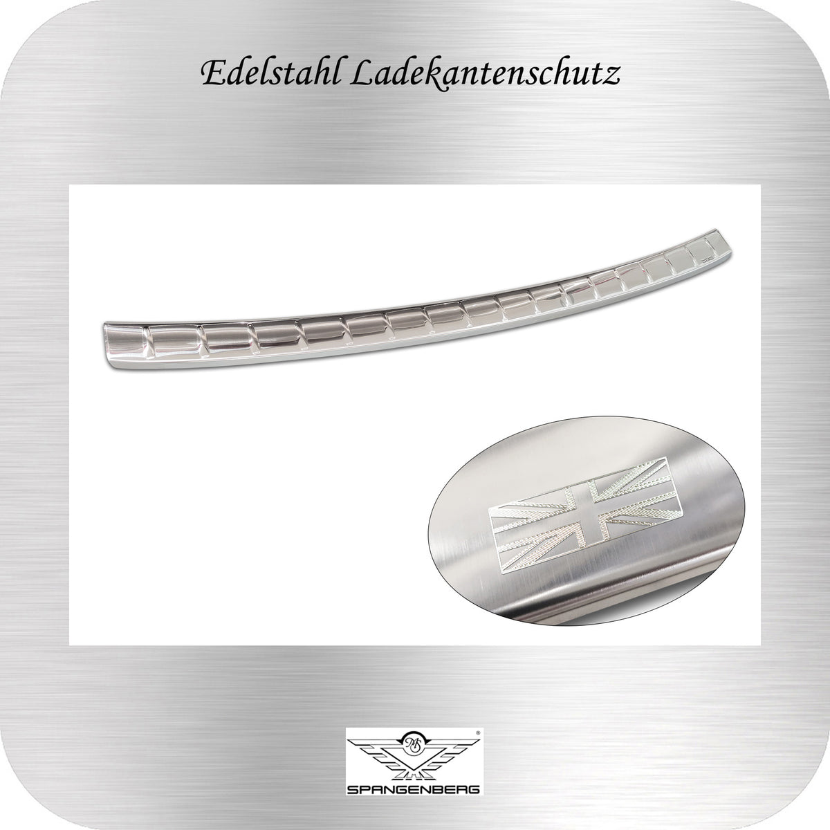 Ladekantenschutz Edelstahl silber für MG EHS und HS ab Baujahr 09.2020- 3235575 e