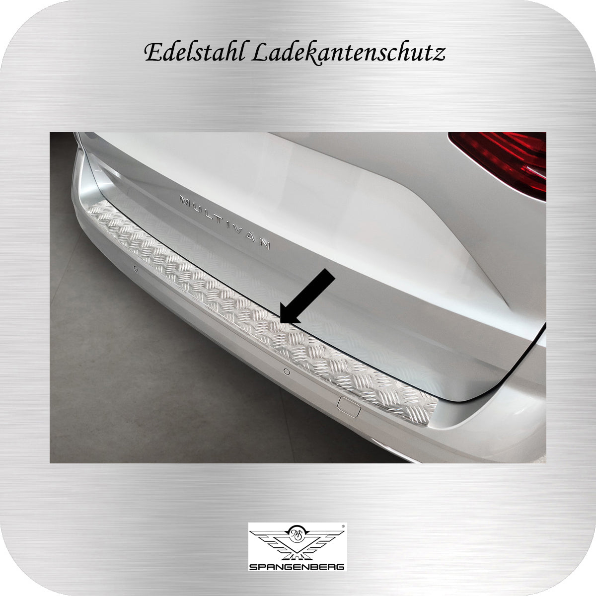 Aluminium Ladekantenschutz für Volkswagen VW T7 Multivan ab Bj. 06.2011- 3235577a