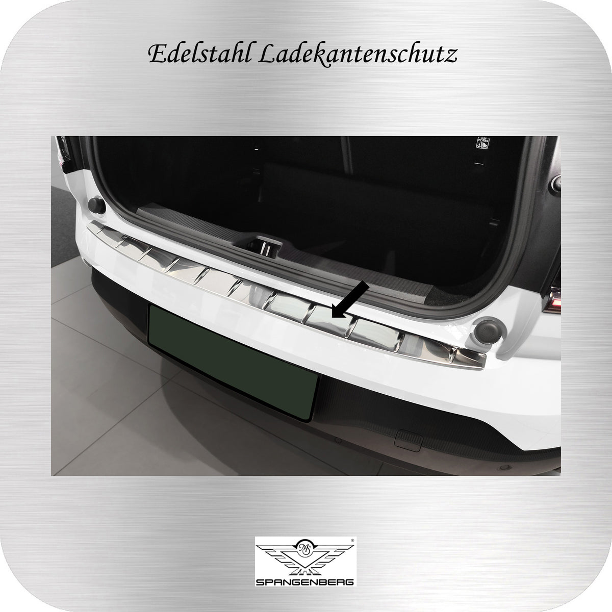 Ladekantenschutz Edelstahl silber für Volvo EX30 ab Baujahr 12.2023- 3235585 a