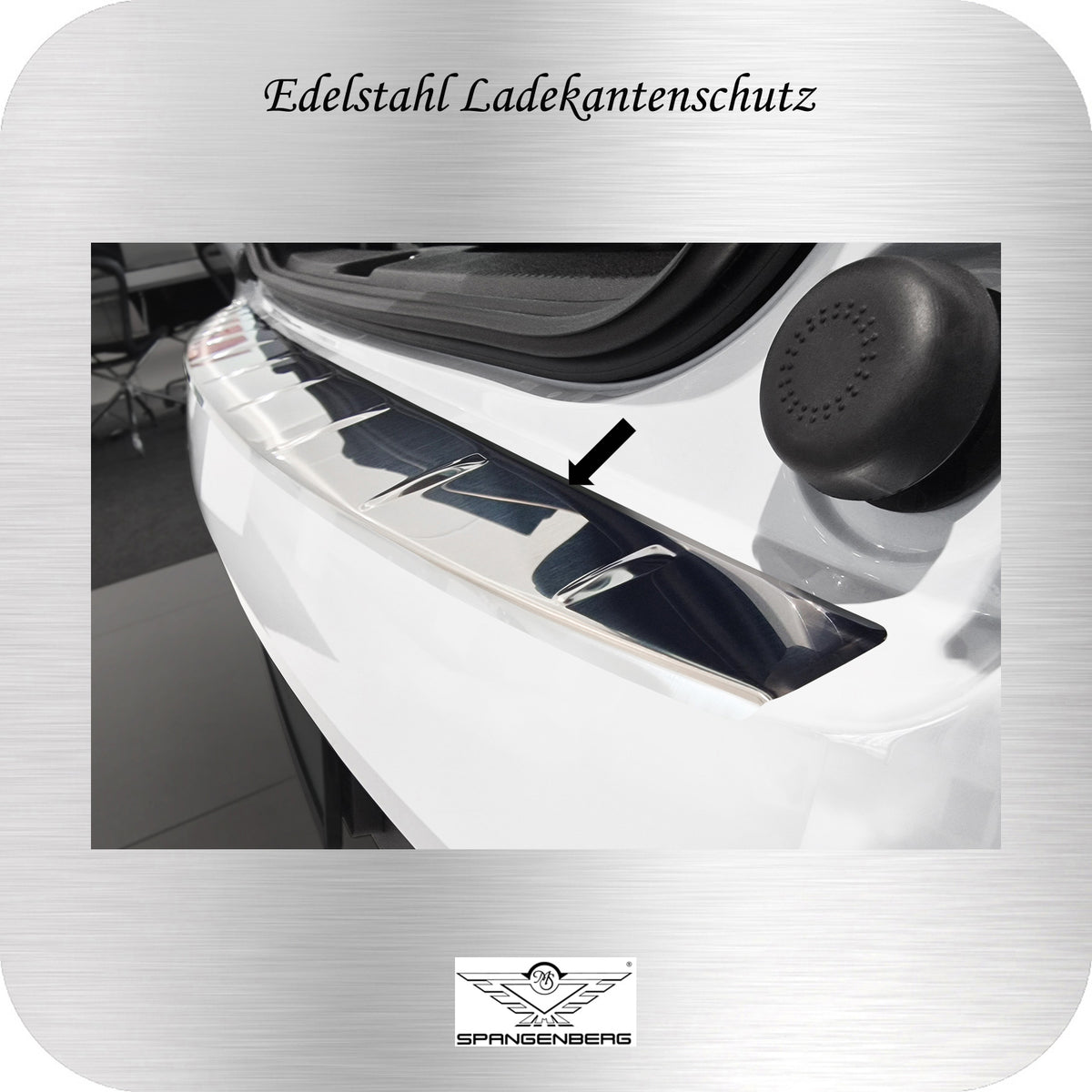 Ladekantenschutz Edelstahl silber für Volvo EX30 ab Baujahr 12.2023- 3235585 d