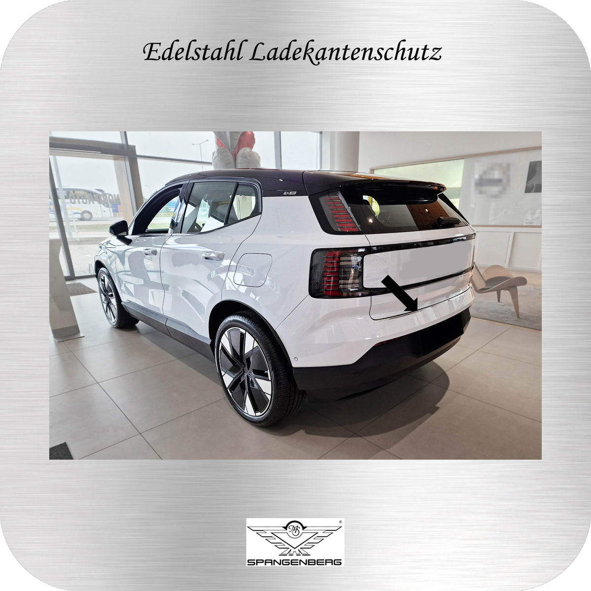 Ladekantenschutz Edelstahl silber für Volvo EX30 ab Baujahr 12.2023- 3235585 g