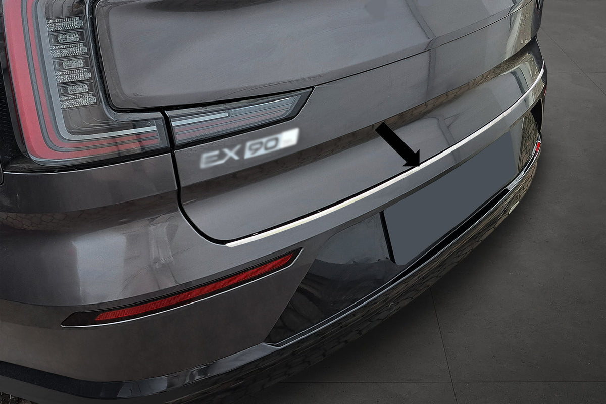 Ladekantenschutz Edelstahl silber für Volvo EX90 SUV ab Baujahr 10.2024- 3235586d