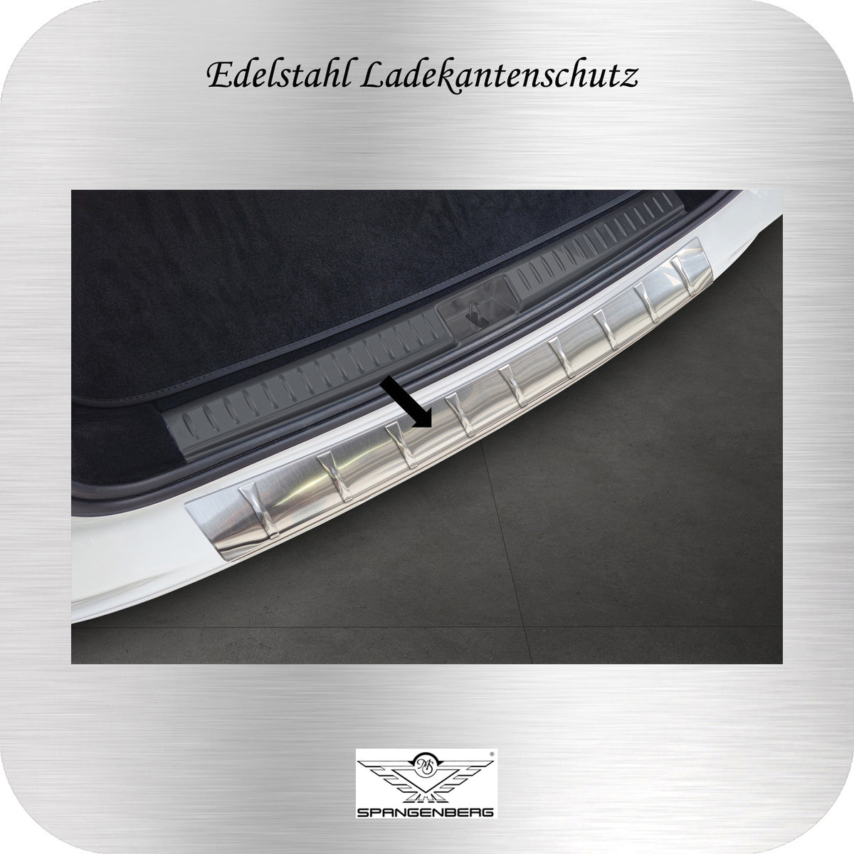 Ladekantenschutz Edelstahl silber Mercedes E-Klasse T-Modell S214 06.23- 3235595b